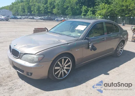2008 BMW 750I z USA, uszkodzony, nr VIN WBAHL83568DT14138